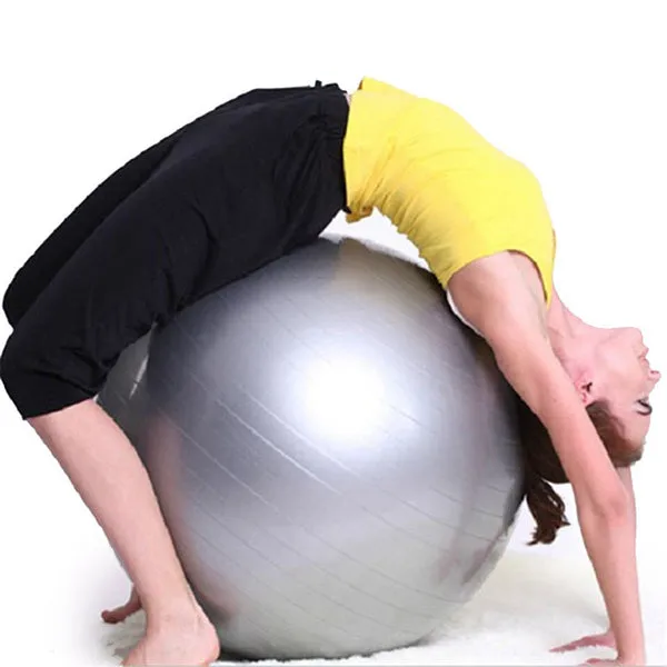 1592 Anti-Burst Exercise Heavy Duty Gym Ball (Multicolour) (75Cm)