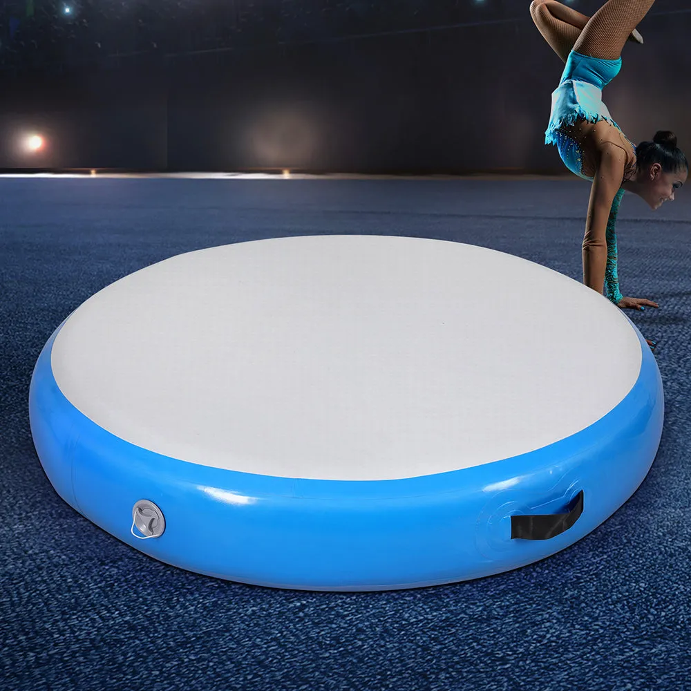 1m Round Anti-Slip Air Track Tumbling Mat - Everfit