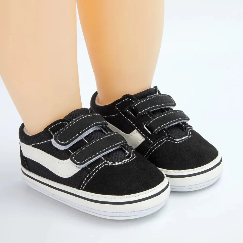 2023 New Baby Canvas Sneakers Anti-slip Soft Plaid Baby Boy Girl Shoes