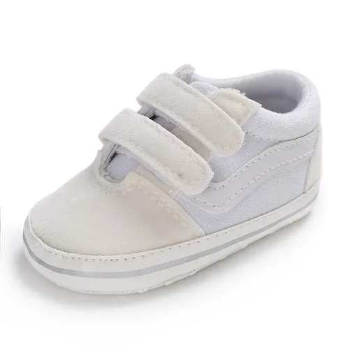 2023 New Baby Canvas Sneakers Anti-slip Soft Plaid Baby Boy Girl Shoes