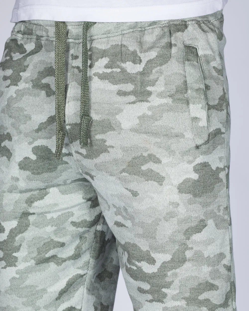 2t Tall Camo Sweat Shorts (olive)