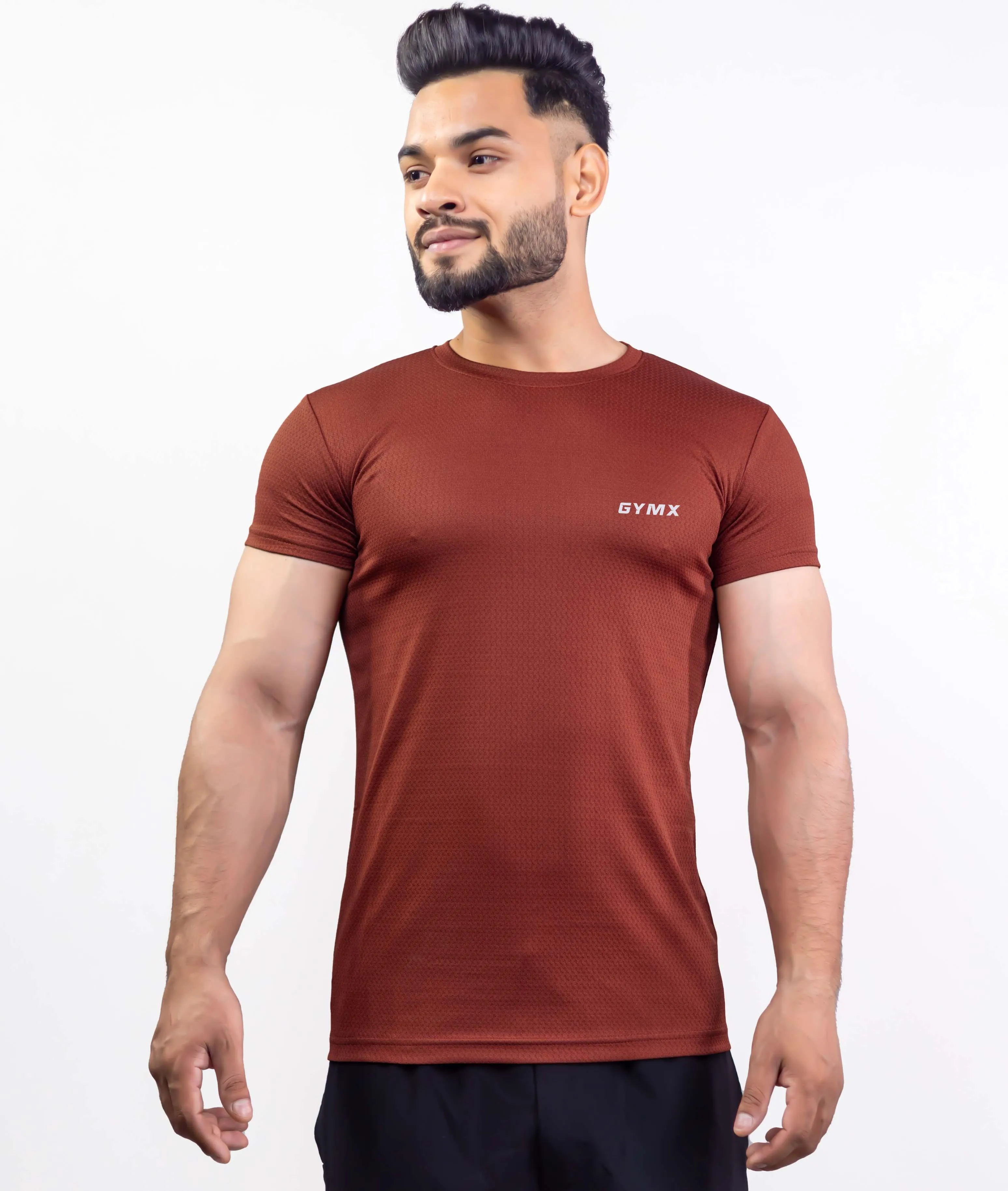 Ace GymX Tees: Brick Red