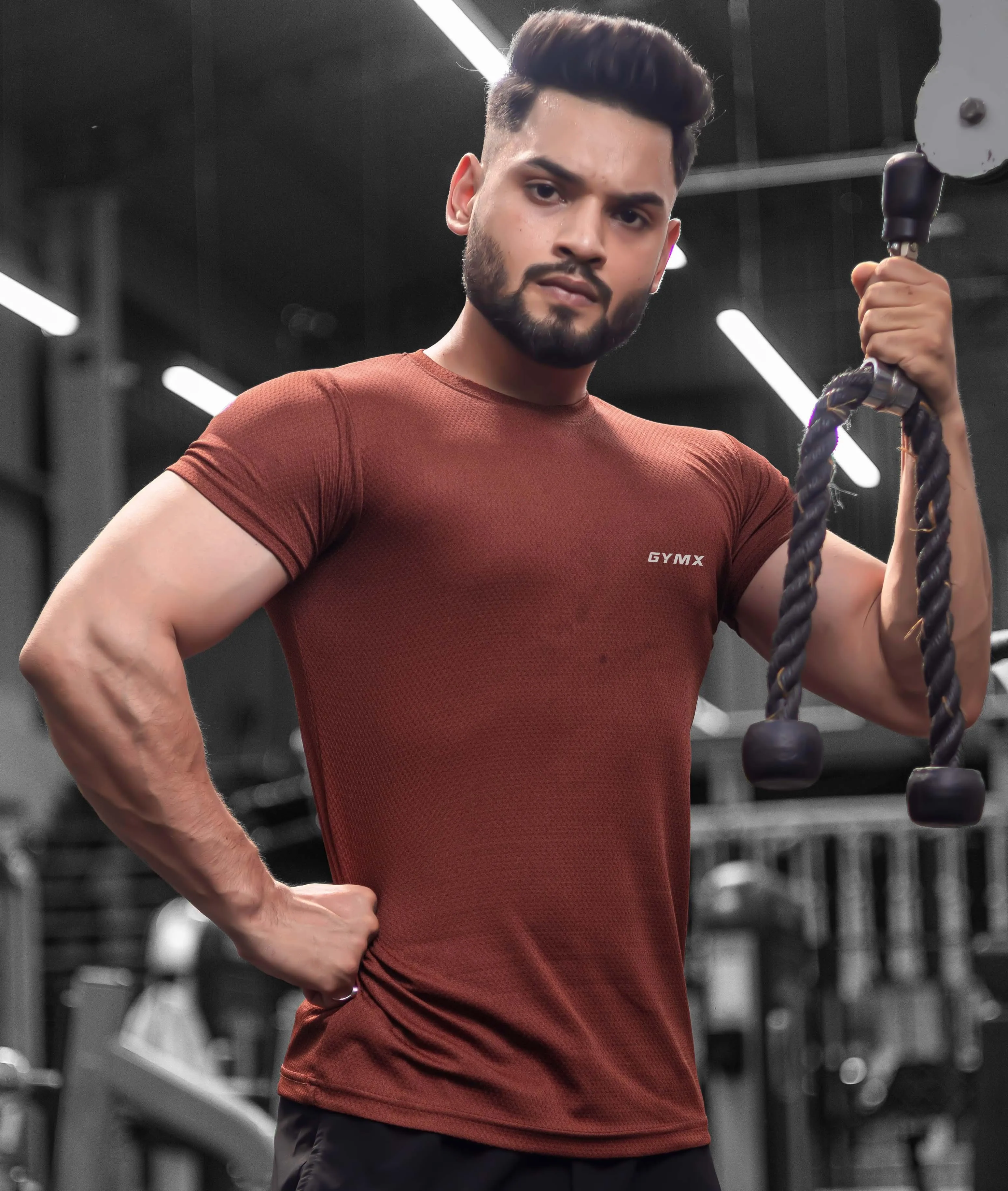 Ace GymX Tees: Brick Red