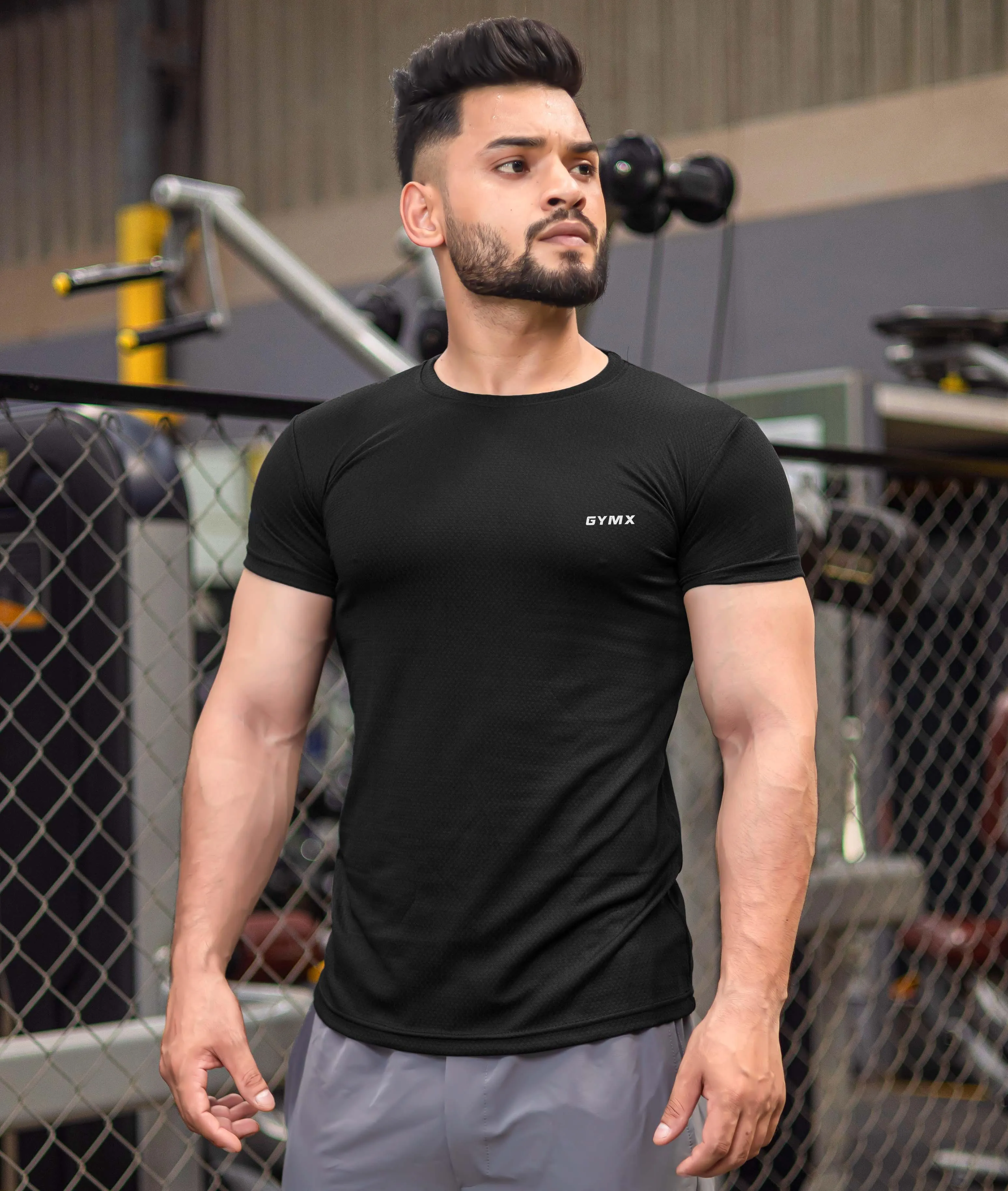 Ace GymX Tees: Just Black