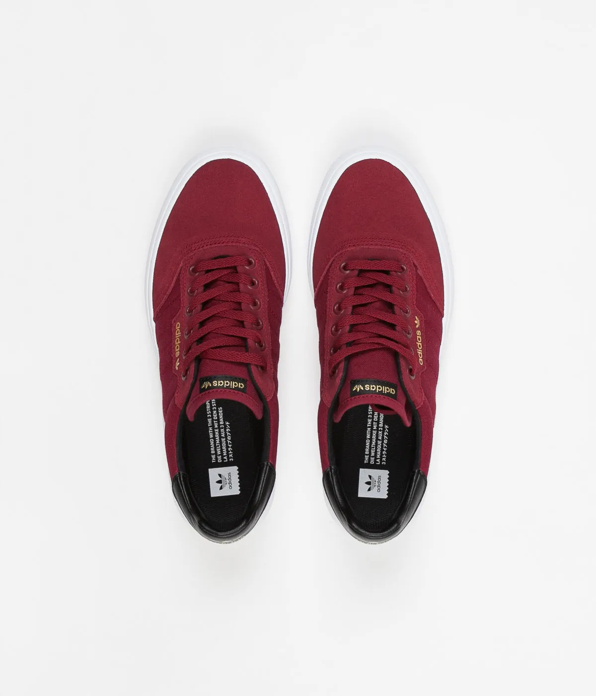 Adidas 3MC Shoes - Collegiate Burgundy / Core Black / Gold Metallic