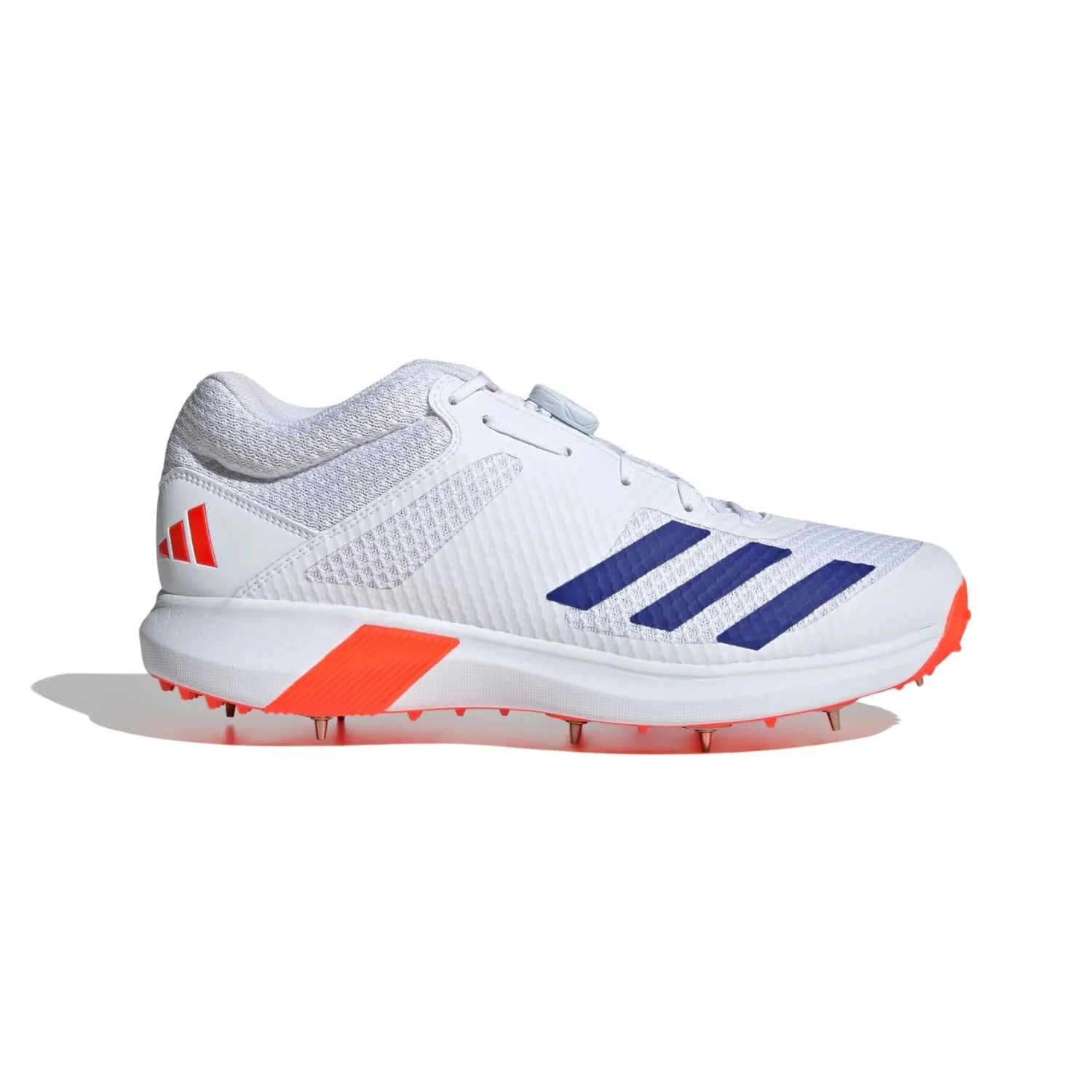 Adidas Adipower Vector Mid 20 Men's Cricket Shoes, Cloud White/Lucid Blue/Solar Red