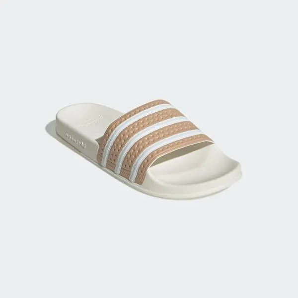 Adidas Men's Adilette Slides - Magic Beige / Cloud White / Off White