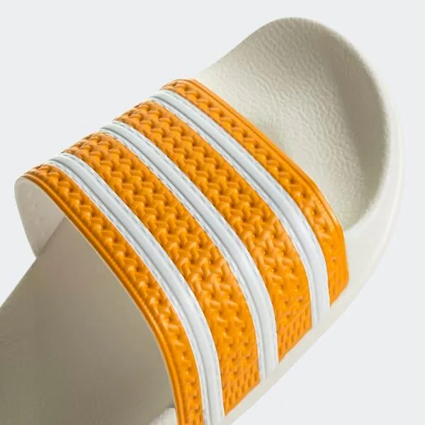 Adidas Men's Adilette Slides - Team College Gold / Cloud White / Off White