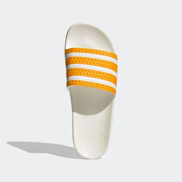 Adidas Men's Adilette Slides - Team College Gold / Cloud White / Off White