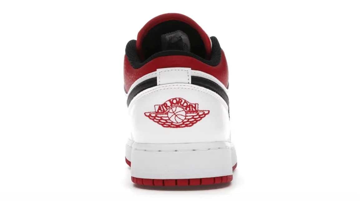 Air Jordan 1 Low White Gym Red (GS)