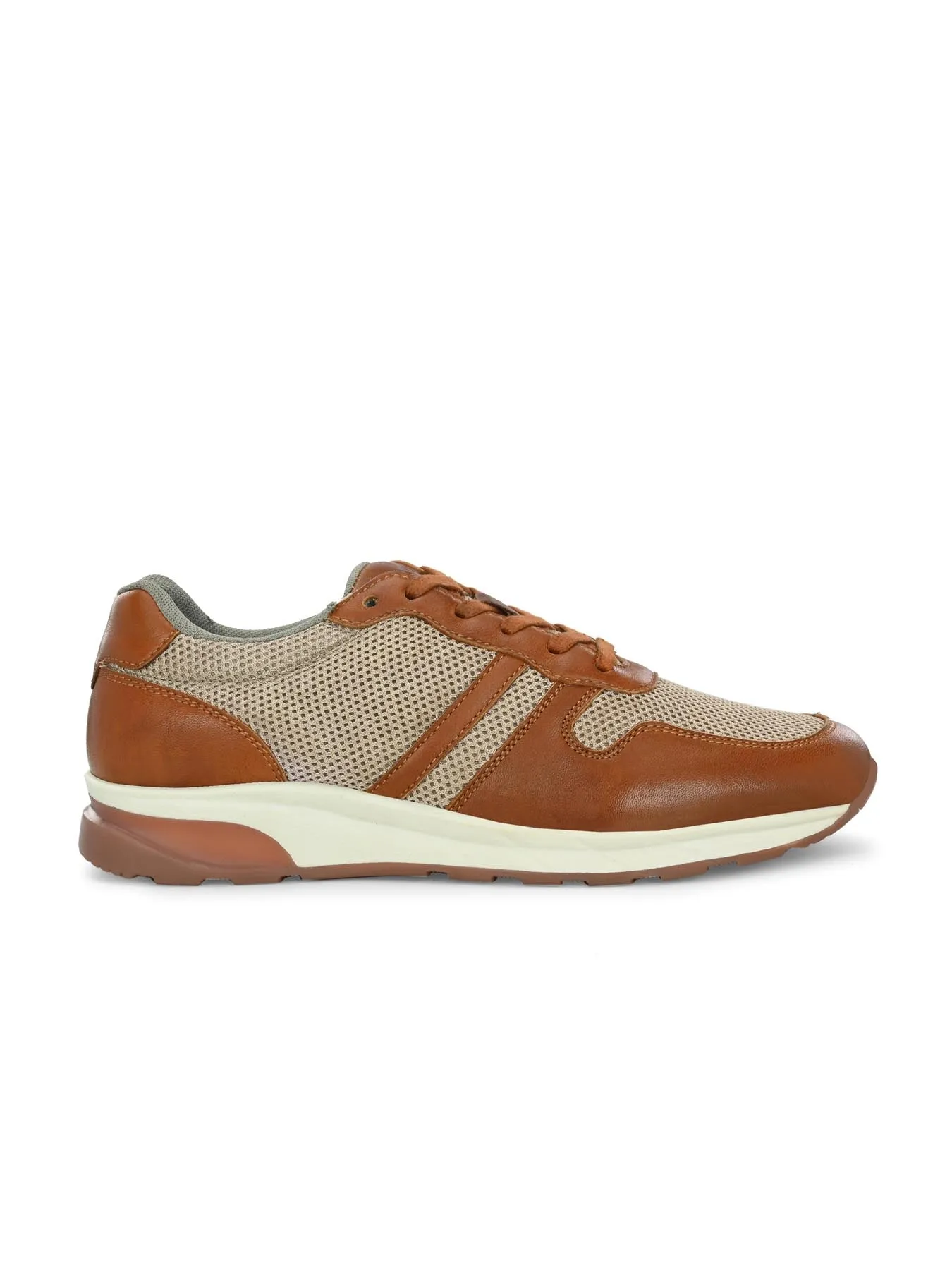 Alberto Torresi Genuine Leather 569 Tan Sneakers