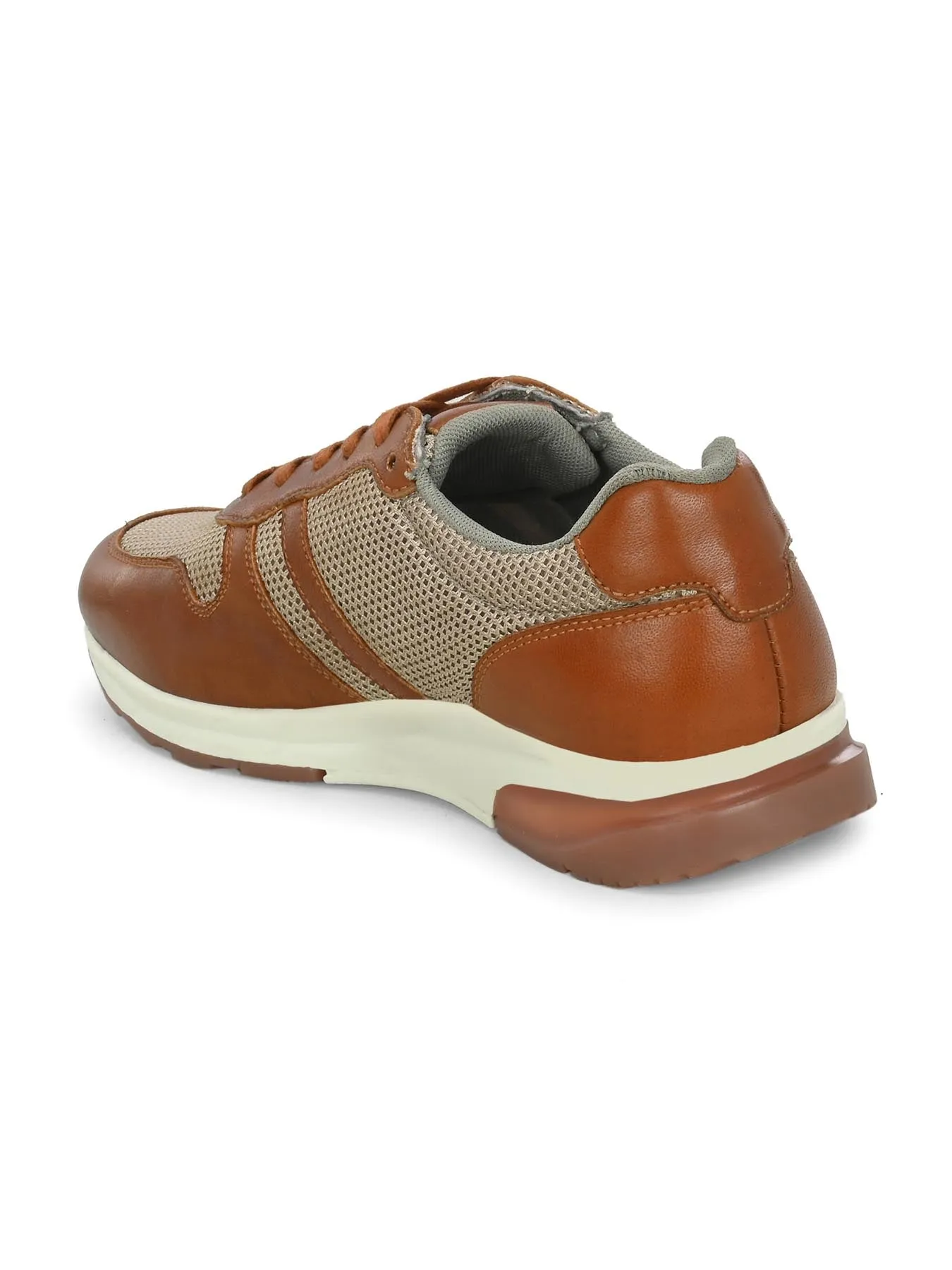 Alberto Torresi Genuine Leather 569 Tan Sneakers