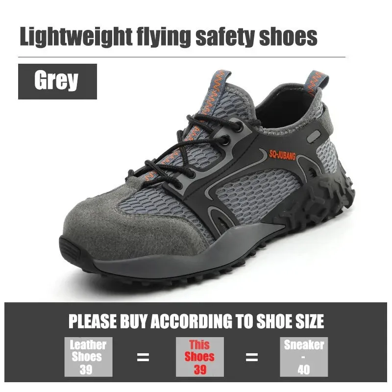 Anti-collision and Anti-smashing Breathable Safety Shoes