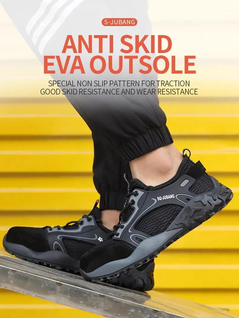 Anti-collision and Anti-smashing Breathable Safety Shoes