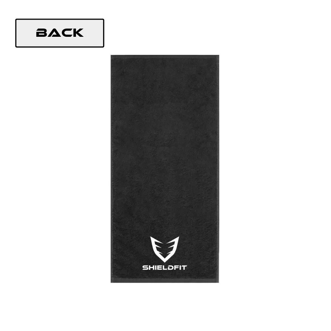 Antibacterial Gym Towel: Inferno Black