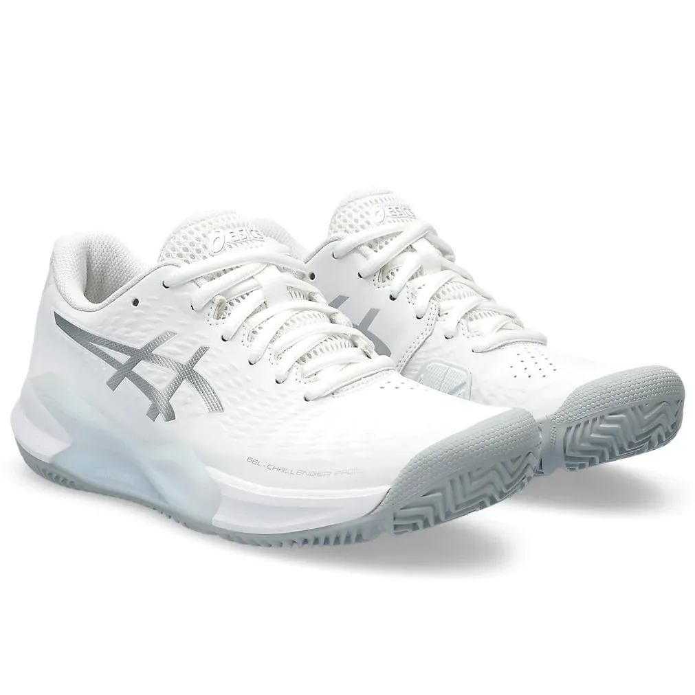 Asics Women's Gel Challenger 14 Padel Shoes White Pure Silver