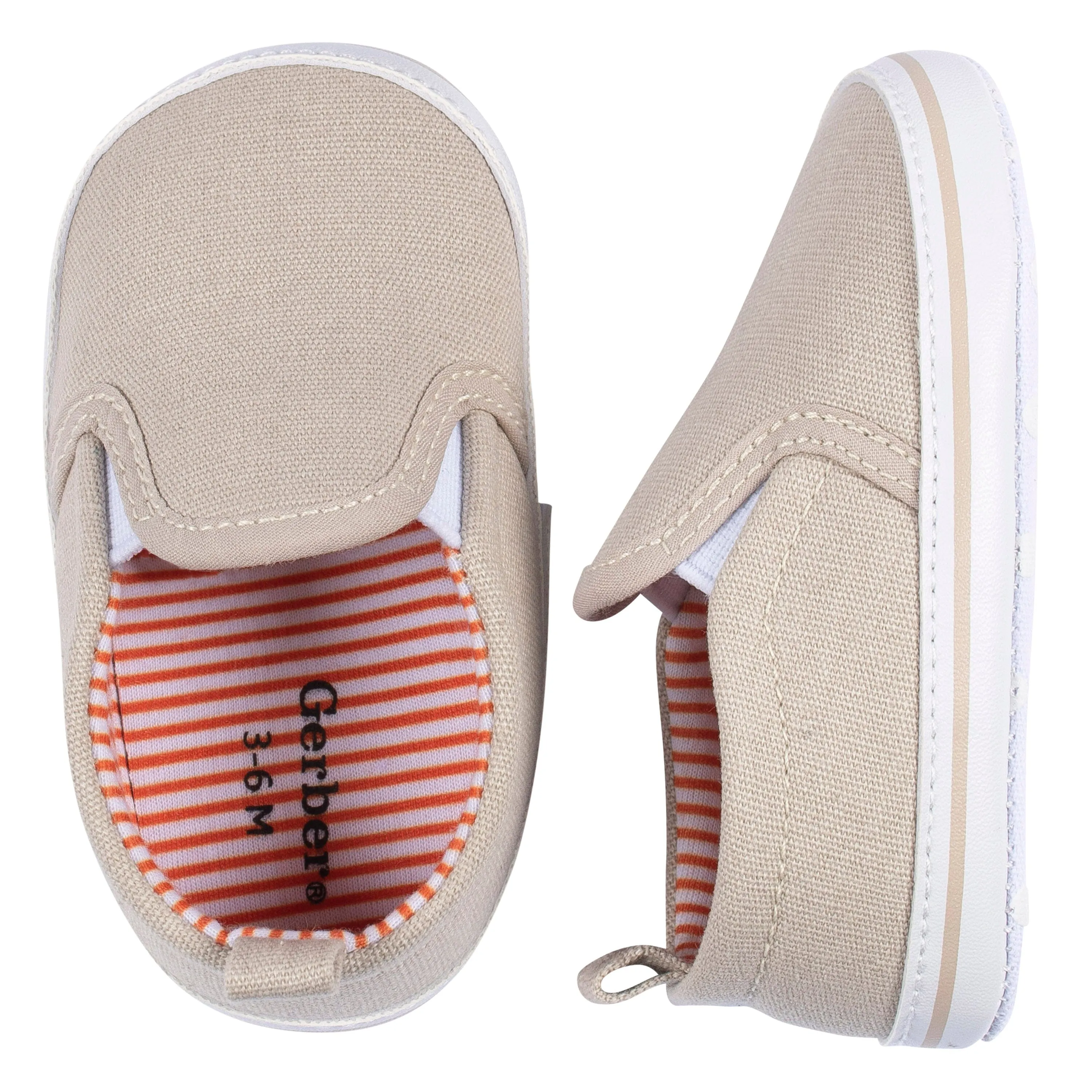 Baby Boys Khaki Slip-On Sneaker