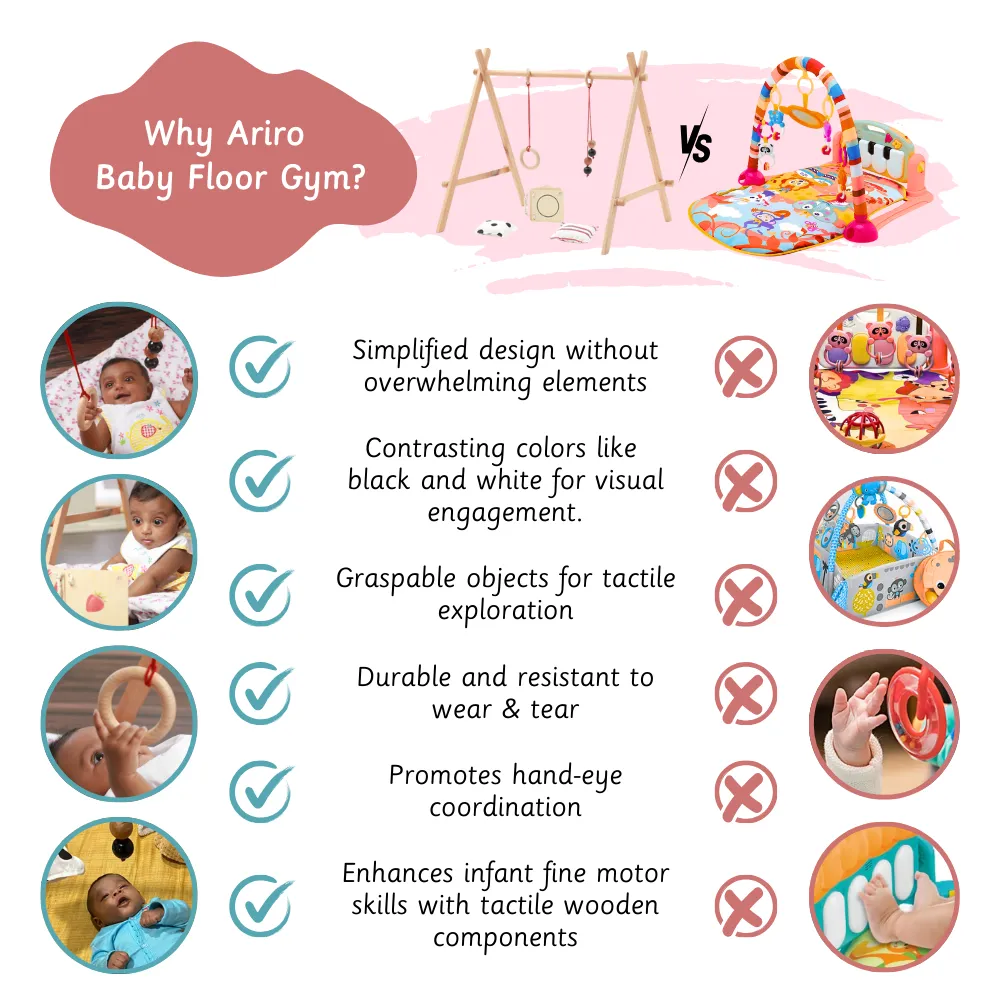 Baby Floor Gym-Natural