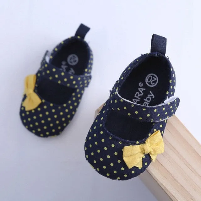 Baby flower rose Girls Princess Shoes leopard newborn prewalker Soft Sole First Walkers 0-18month infant sapatos anti-skid R4215