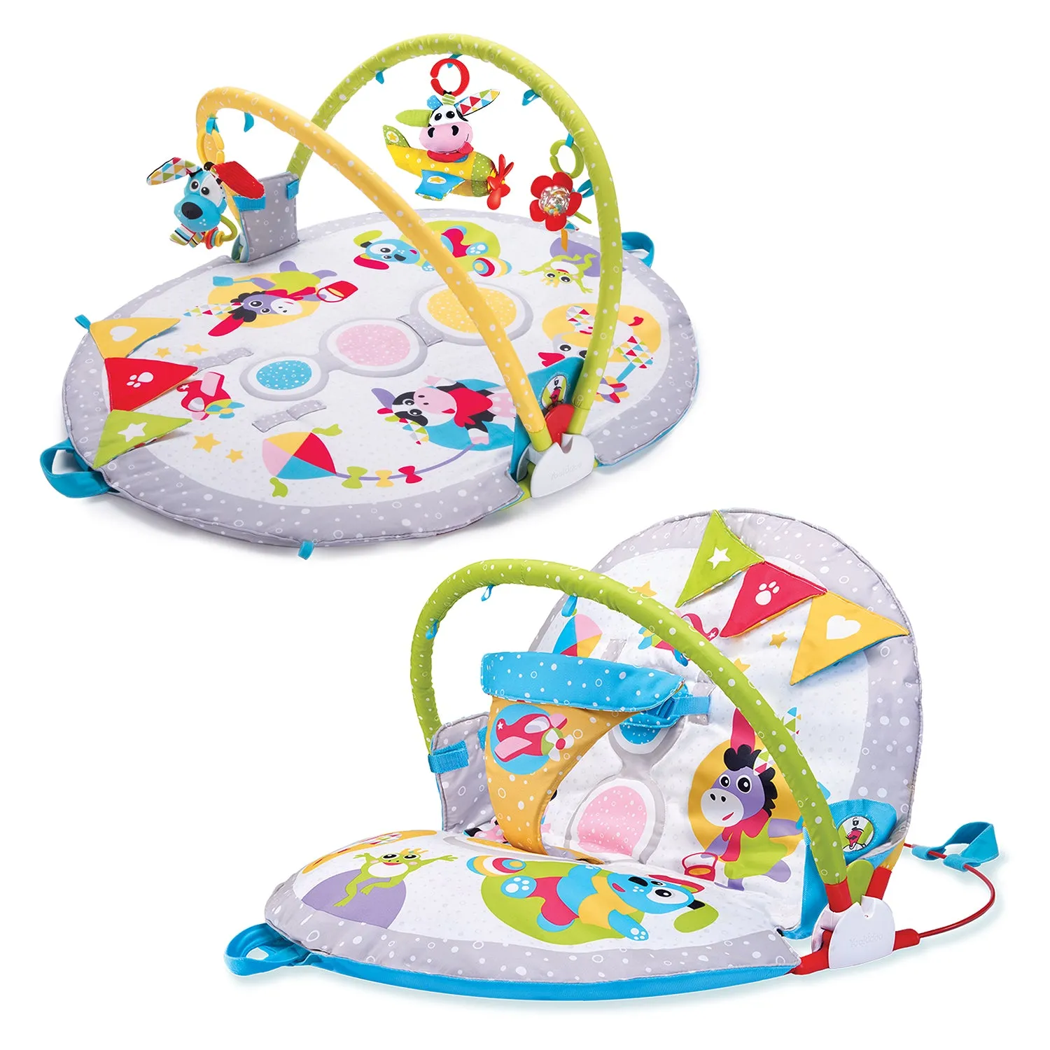 Baby Gym Lay to Sit-Up Playmat