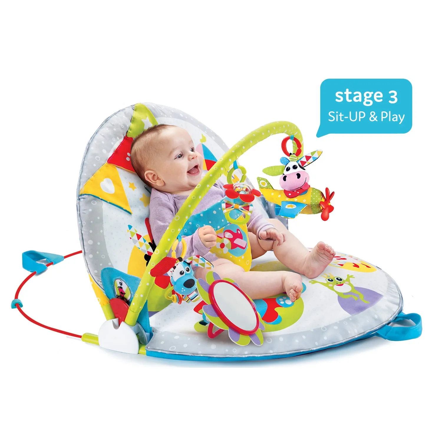 Baby Gym Lay to Sit-Up Playmat