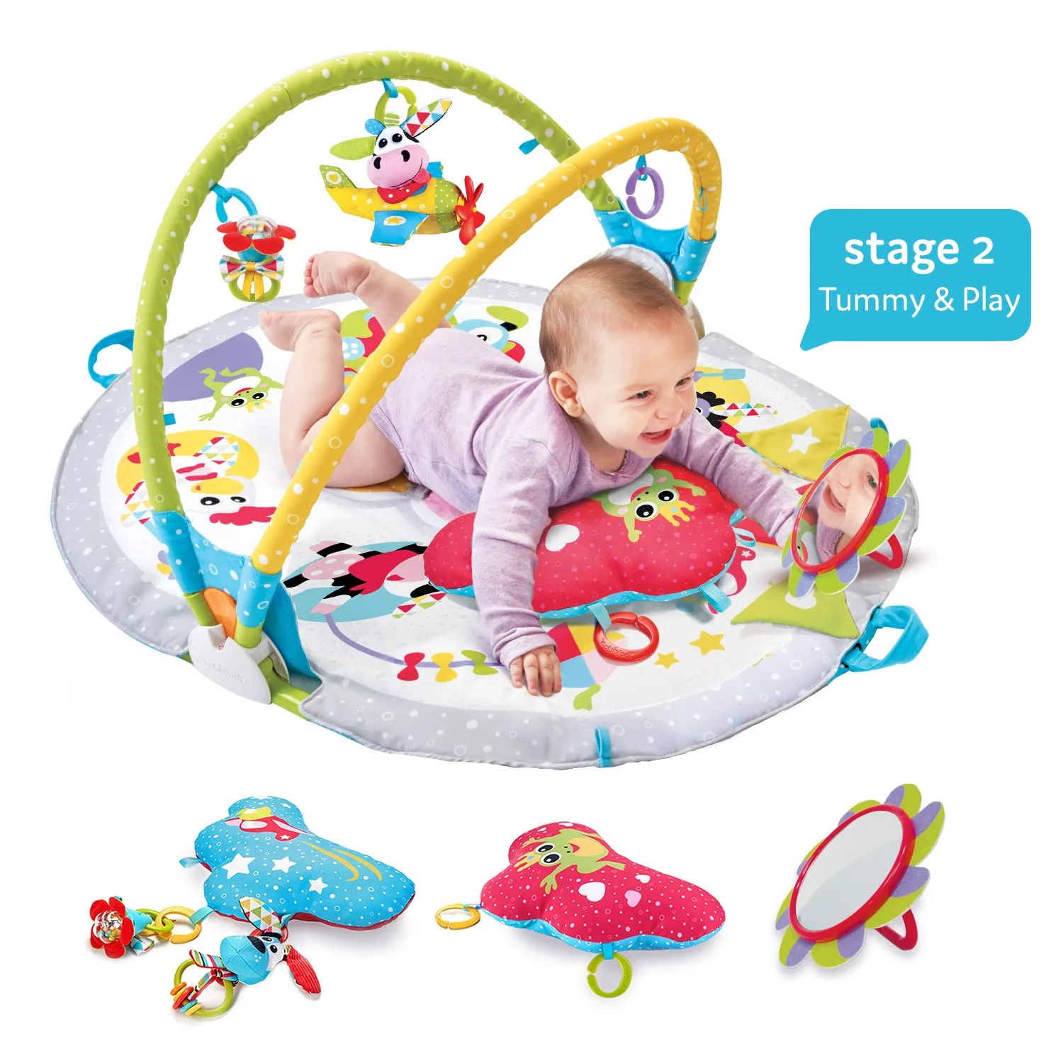 Baby Gym Lay to Sit-Up Playmat