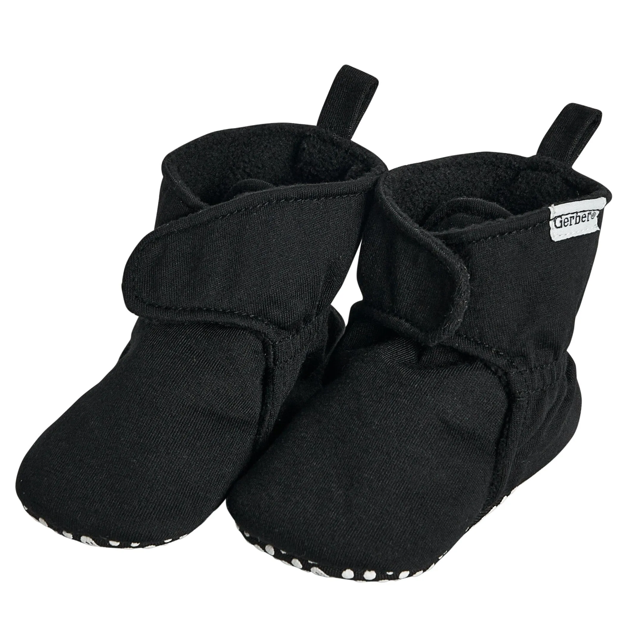 Baby Neutral Black Soft Booties