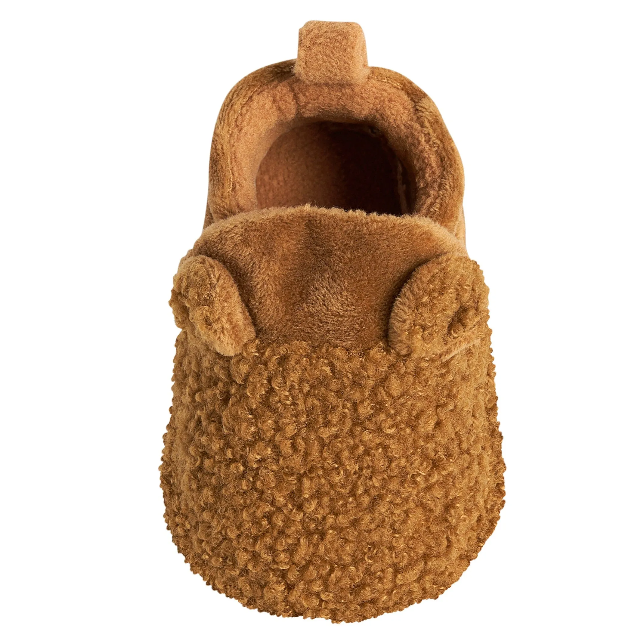 Baby Neutral Brown Sherpa Booties