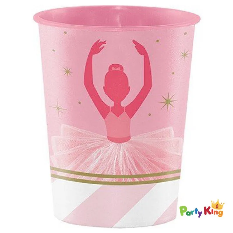 Ballet Toes Keepsake Souvenir Favor Cup Plastic 473ml