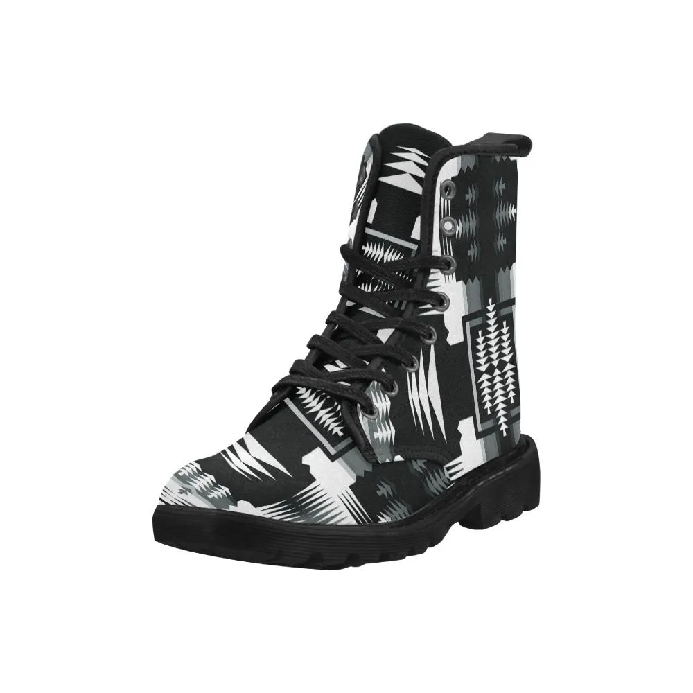 Black and White Sage II Boots for Men (Black)