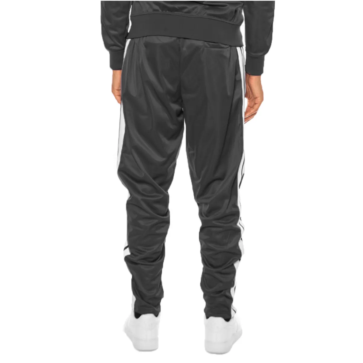 Black Stripe Track Pants