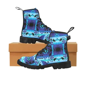 Blue Star Boots for Men (Black)