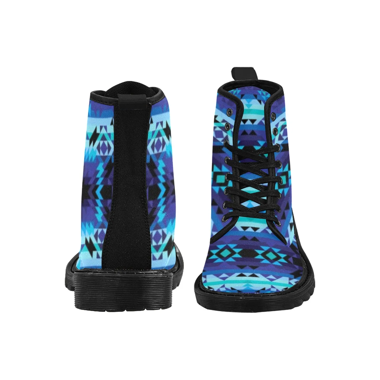 Blue Star Boots for Men (Black)