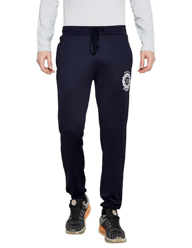 Bodyactive Navy Track Pant with Zipper pocket-L15-NAVY