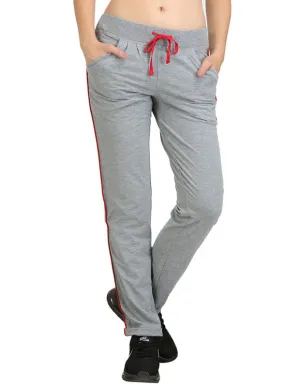 Bodyactive Women Grey Melange Trackpant-LL1-GRML