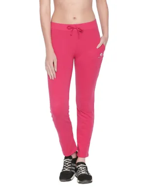 Bodyactive Women Track-pants-LL6-FUCHSIA