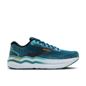 Brooks Ghost Max 2 Wide  (Mens) - Moroccan Blue/Aqua/Orange Pop