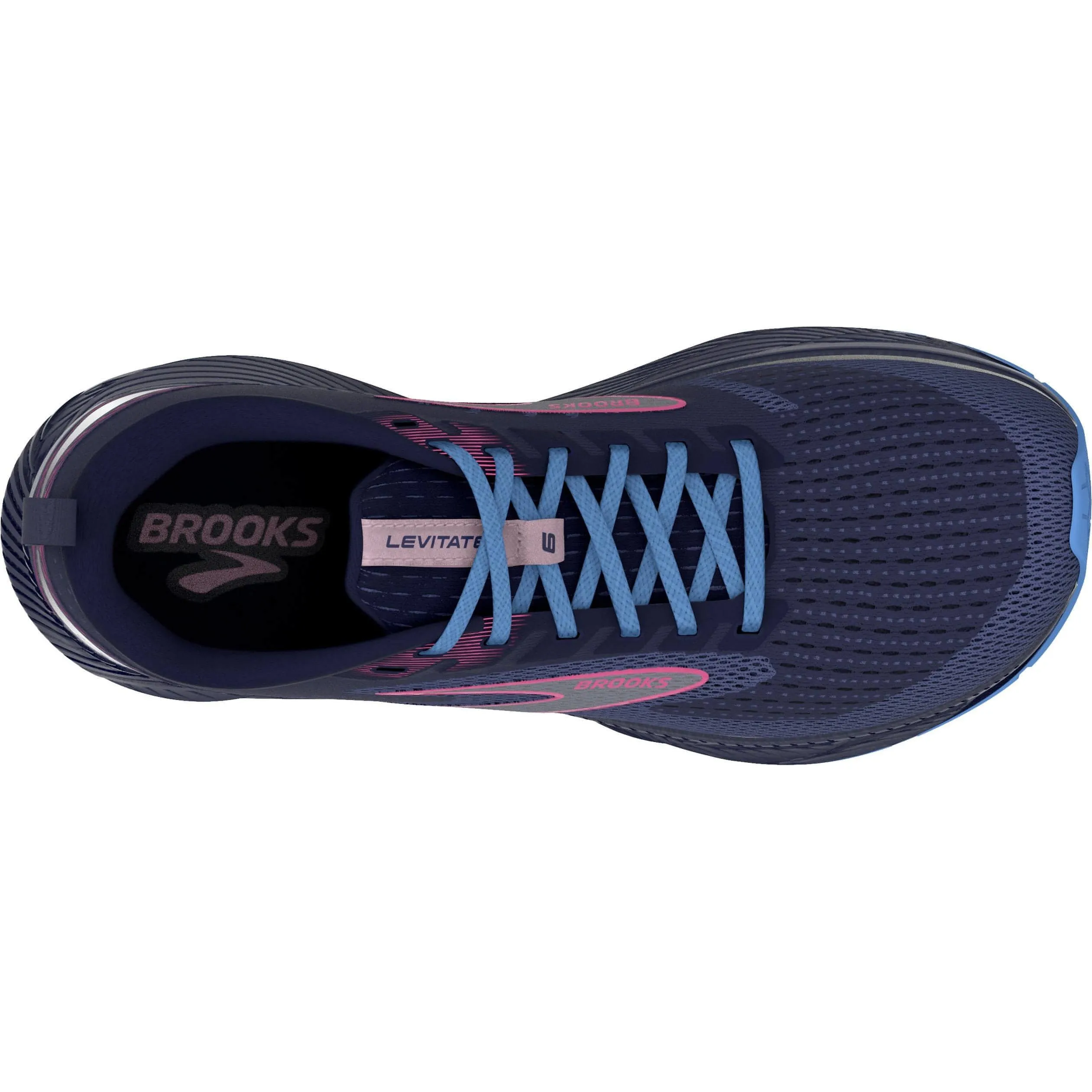 Brooks Levitate 6 Womens Running Shoes - Navy