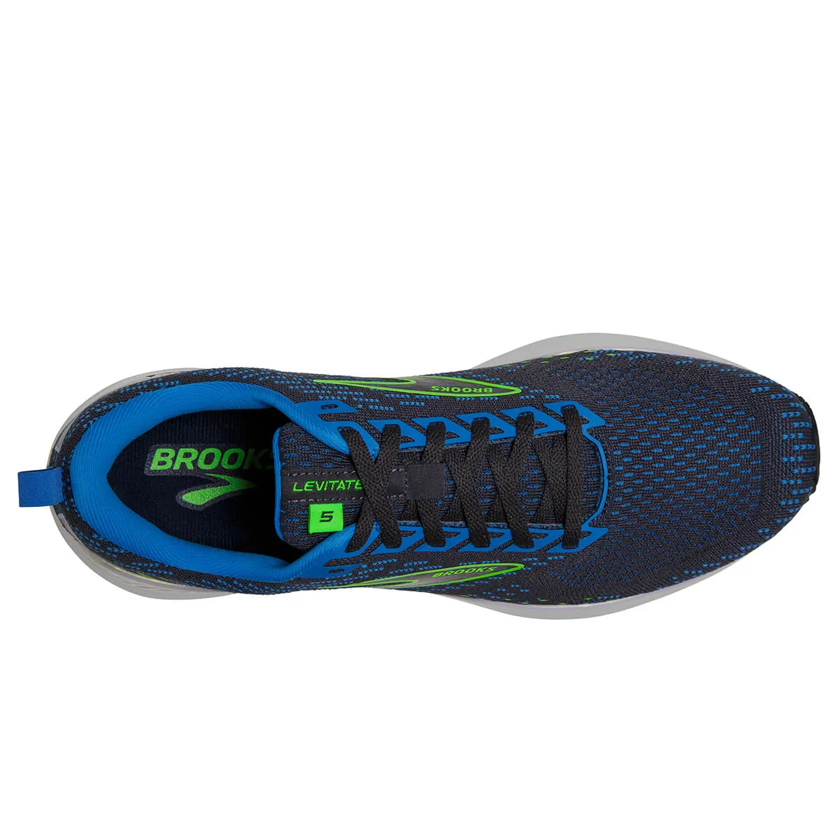 Brooks Levitate GTS 5 Mens | India Ink/blue/green Gecko