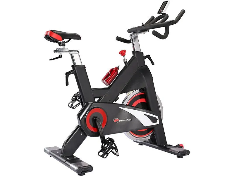 BS-2500C Heavy Commercial Exercise Spin Bike with 24KG Flywheel | Step Less Resistance and Heart Rate Sensors for Gym Workout