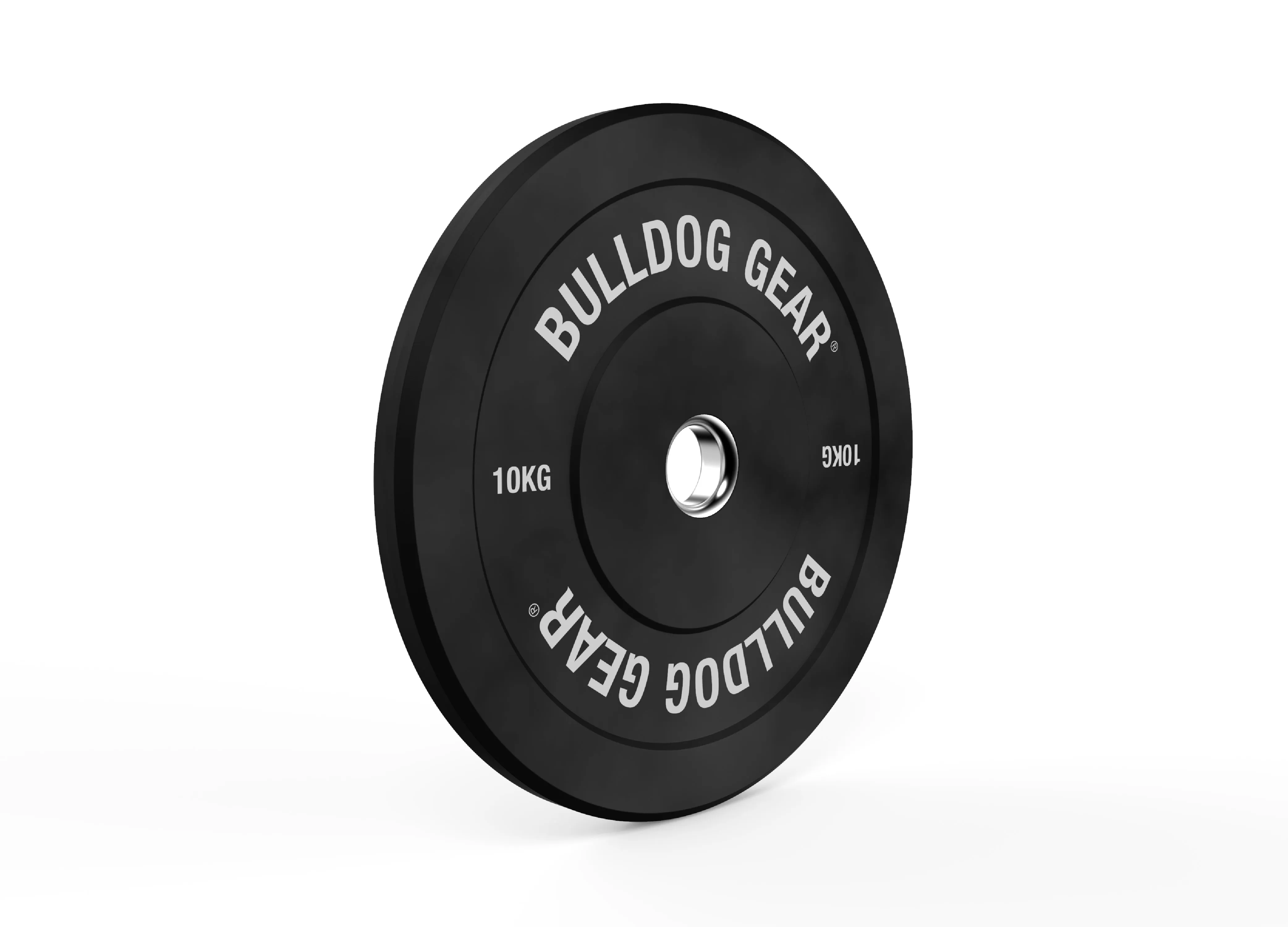 Bulldog Gear - Home Gym Black Rubber Bumper Plates