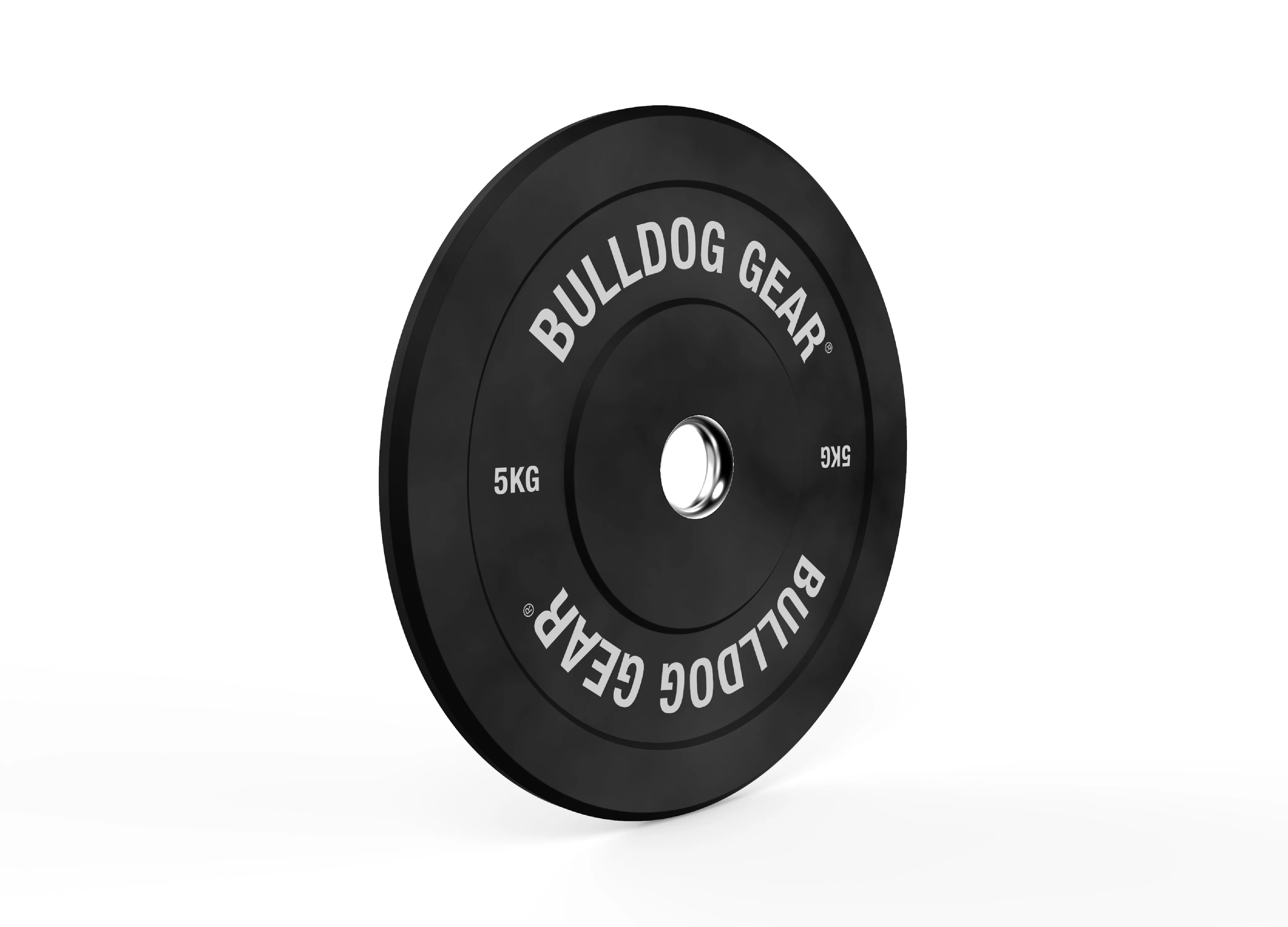 Bulldog Gear - Home Gym Black Rubber Bumper Plates