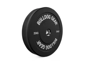 Bulldog Gear - Home Gym Black Rubber Bumper Plates