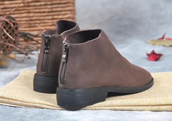 Chelsea Velvet Simple Casual Boots | Gift Shoes