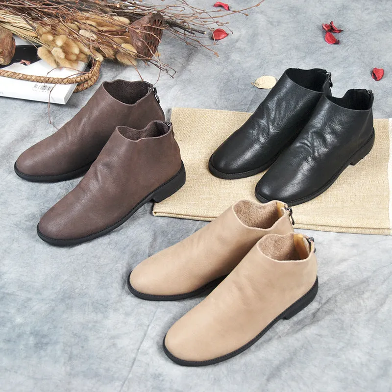 Chelsea Velvet Simple Casual Boots | Gift Shoes