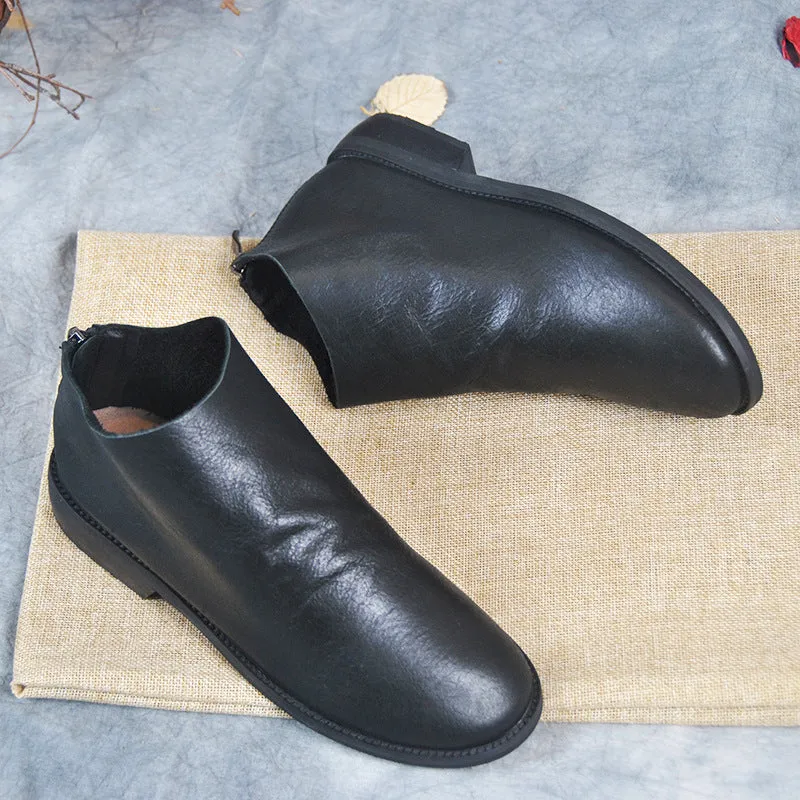 Chelsea Velvet Simple Casual Boots | Gift Shoes