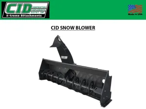 CID Snow Blowers for Skid Steers