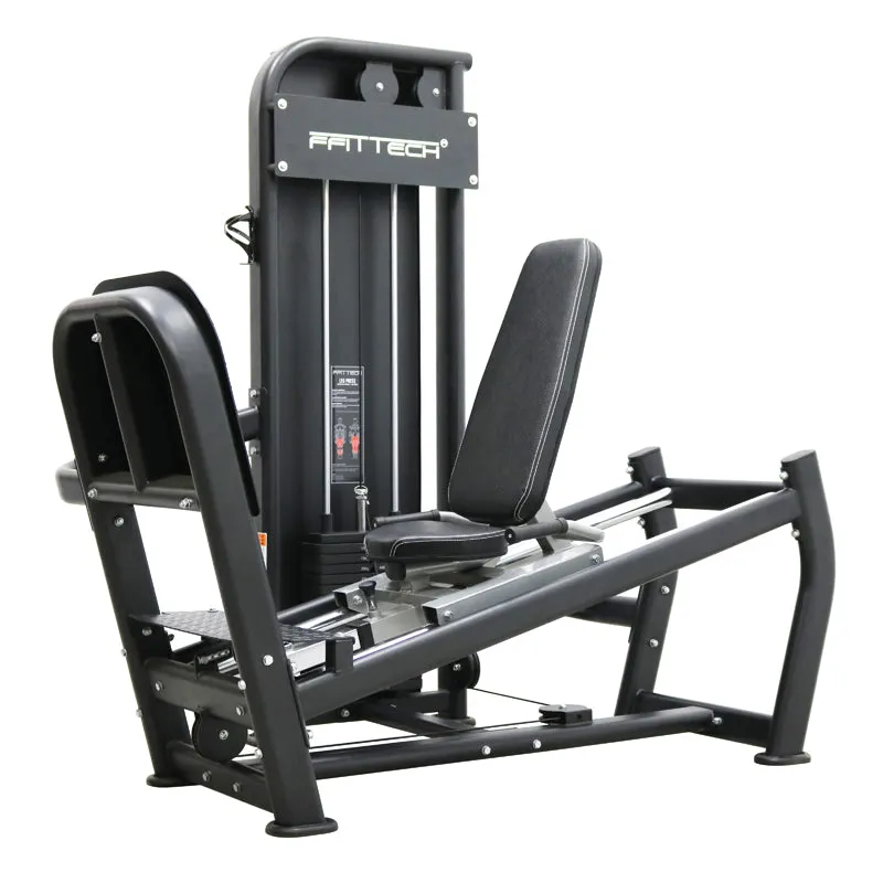 COMMERCIAL SEATED LEG PRESS, PIN-LOADED 80KG PRECISION STACK