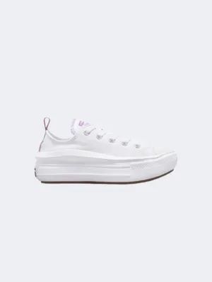 Converse Chuck Taylor Ps-Girls Lifestyle Shoes White/Pixel Purple