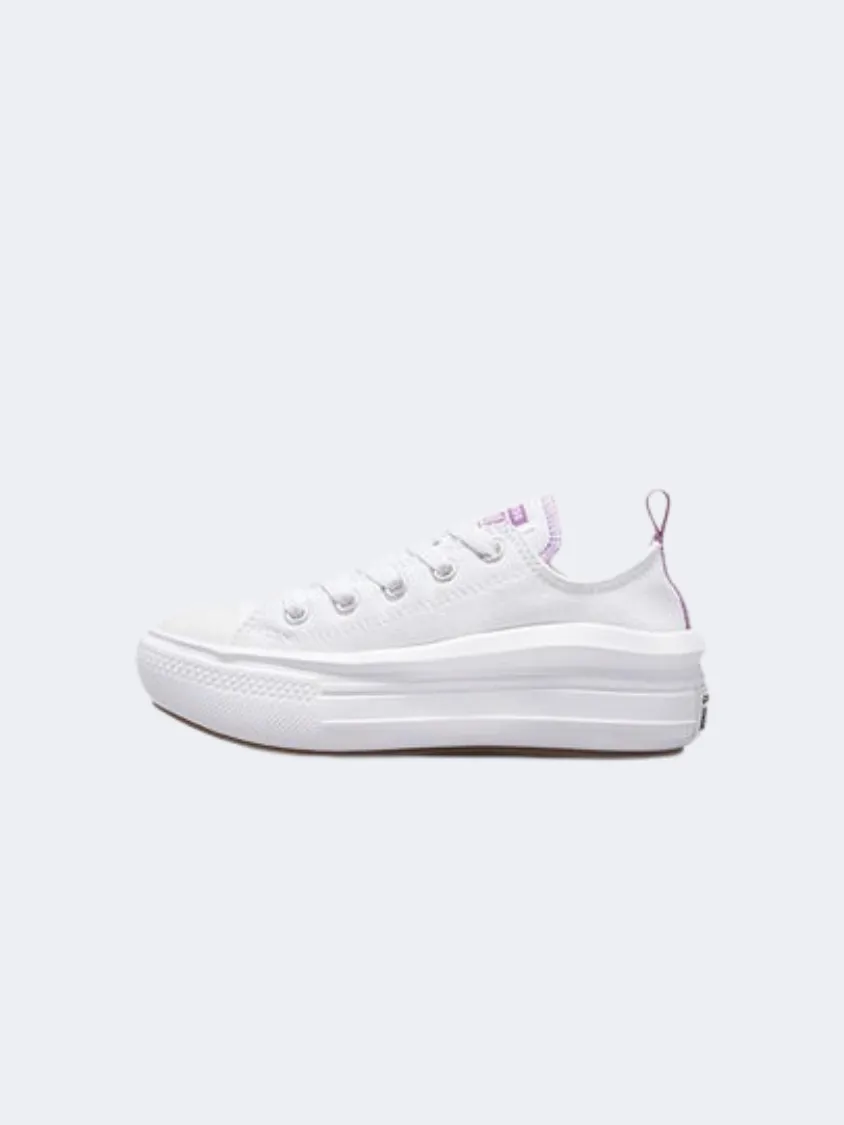 Converse Chuck Taylor Ps-Girls Lifestyle Shoes White/Pixel Purple